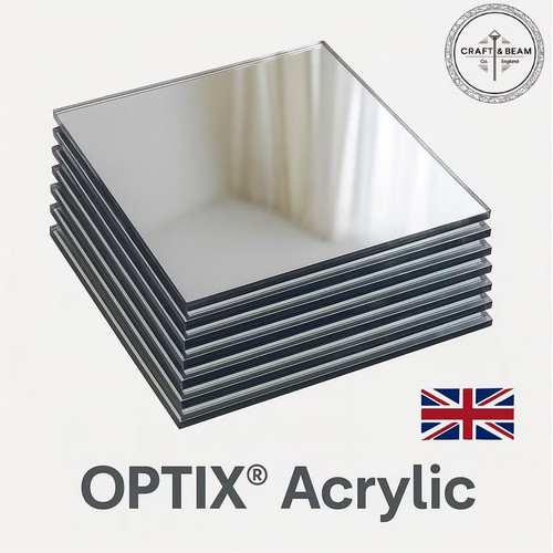 Square acrylic mirror - square,