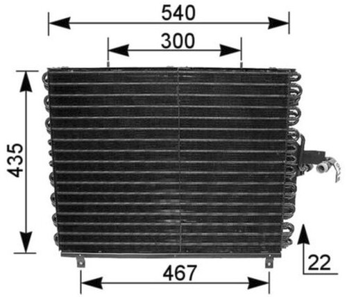 Mahle condenser - mahle, a/c