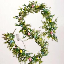 Easter Garland Metallic Wreath