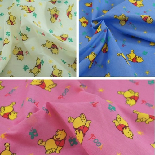Polycotton fabric winnie - polycotton,