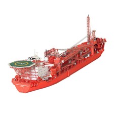 Floating Production Tanker DIY 3D Paper Model Ship Kit Game Home Decoration