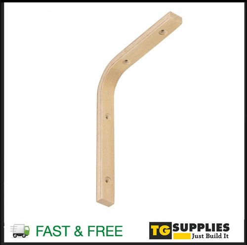 Wooden plywood shelf supports - wooden,