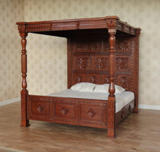 Four poster bed tudor - poster, |