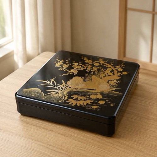 Vintage japanese black - japanese, lacquer