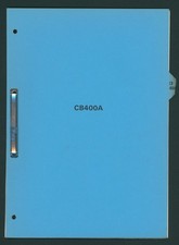 Honda CB400A Hondamatic (78-81) Factory Set-Up Manual CB 400 A Hawk Auto FV75