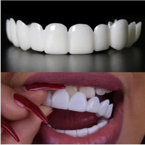 Snap false teeth upper - teeth,