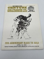 Muhammad Ali Vs Joe Frazier 20th Anniversary Fight Of the Century Boxing Program