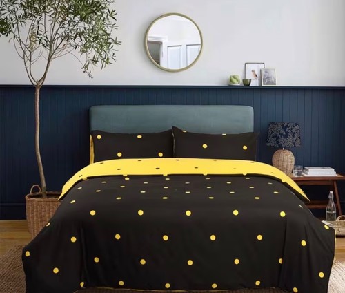 3pcs polka dot printed - dot, duvet
