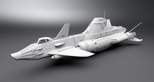 U.F.O Skydiver One 3d model.