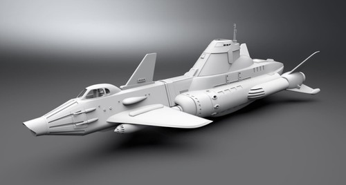 Skydiver one 3d model - u.f.o,