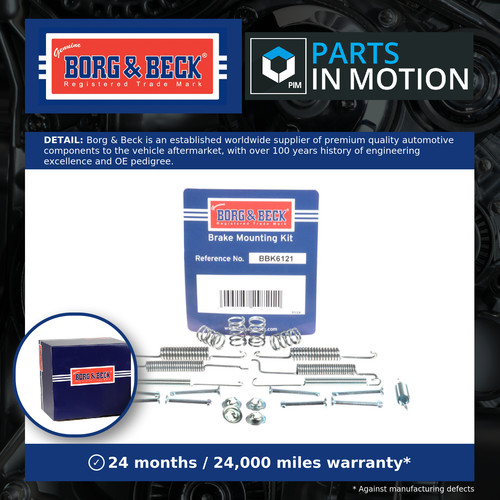 Hand brake shoe fitting kit - brake,