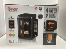 Swan SD10522BLK 11L Twin Stack