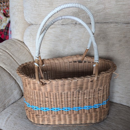 Vintage 1940s 50s wicker - 1940s,