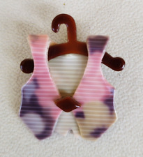 Lea Stein Vintage Vest brooch in perfect condition. Never worn