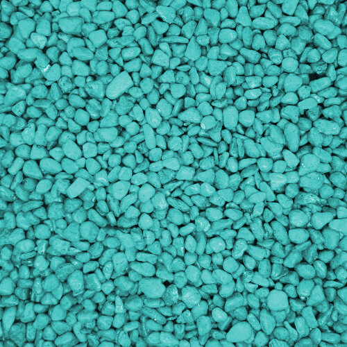 Aqua one coloured gravel - aqua,