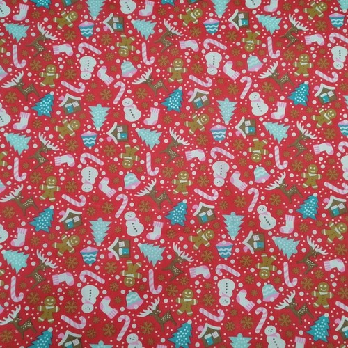Polycotton fabric christmas - polycotton,