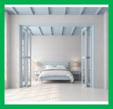 PC Henderson HuskyFold 30 Bi-Fold Folding Room Divider Partition 30KG Door Kits