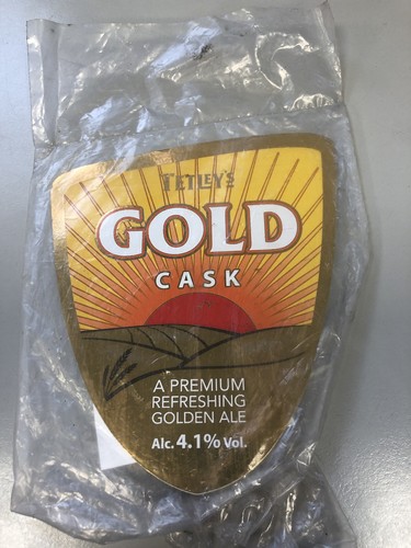 Tetleys gold cask pump - tetleys,