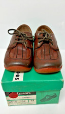 Vintage Clarks Childrens Shoes Brown Leather Boxed