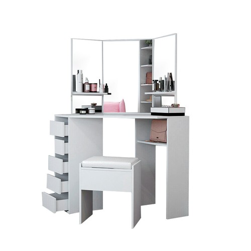 Corner dressing table set - corner,