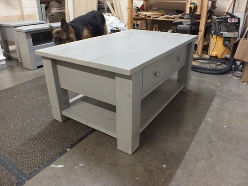 Shabby chic coffee - coffee, table-