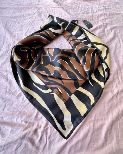 Valentino silk scarf new - silk,