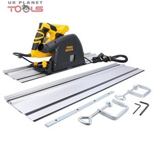 TOUGH MASTER® Plunge Track Saw 1400W, 5200 rpm, disc 165mm48T
