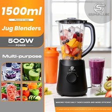 SUPERLEX Jug Blender 2 Speeds 1.5L Pulse Setting | Removable Cap & Blades 500W