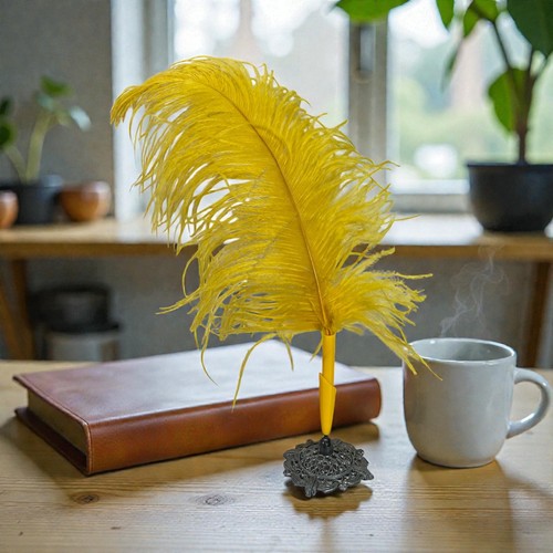 Ostrich feather wedding pen - wedding,