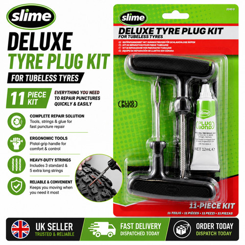 Slime deluxe tyre - tyre, plug