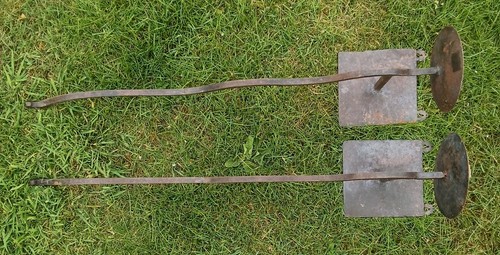 Pair large 79cm long - large, metal