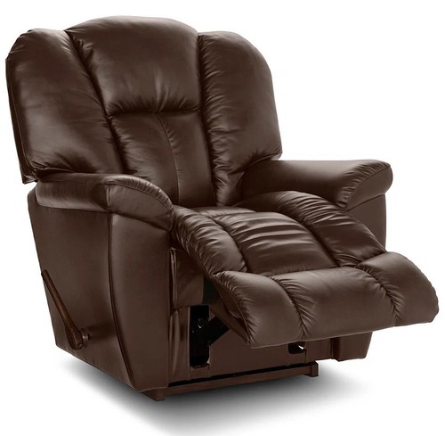 Boy brown leather rocker - la-z-boy,