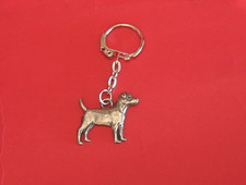 Patterdale Terrier Dog Pewter Keyring Vet Mum Dad Christmas Gift Patterdale Gift