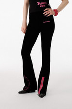 Punkyfish Flare Black Trousers