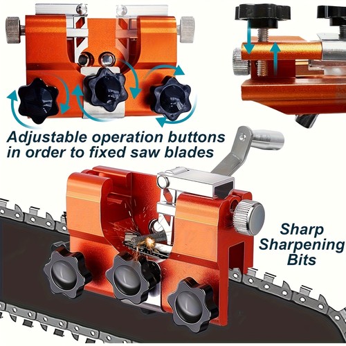Chainsaw chain sharpening jig - sharpening,