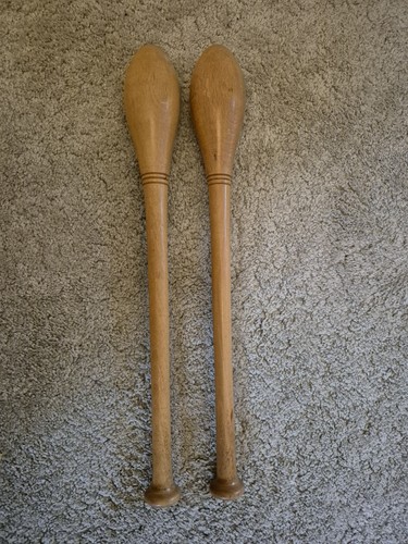 Wooden no2 indian clubs - wooden, clubs.