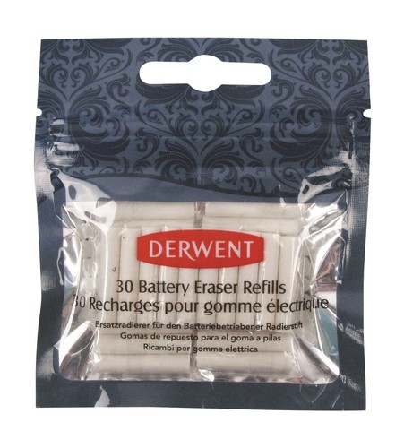Derwent battery eraser refills - derwent,