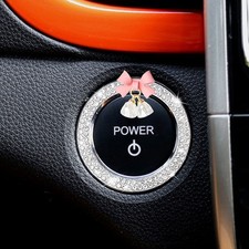 White Car Accessories Button