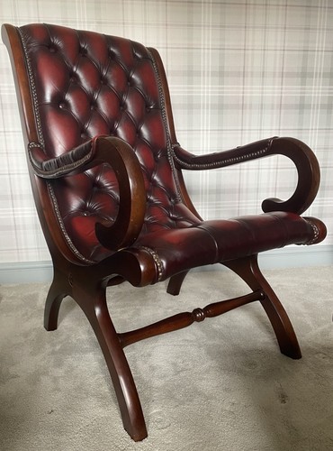 Leather chesterfield oxblood - chesterfield,
