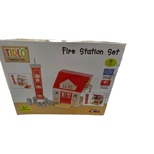 Tidlo wooden fire station - , with