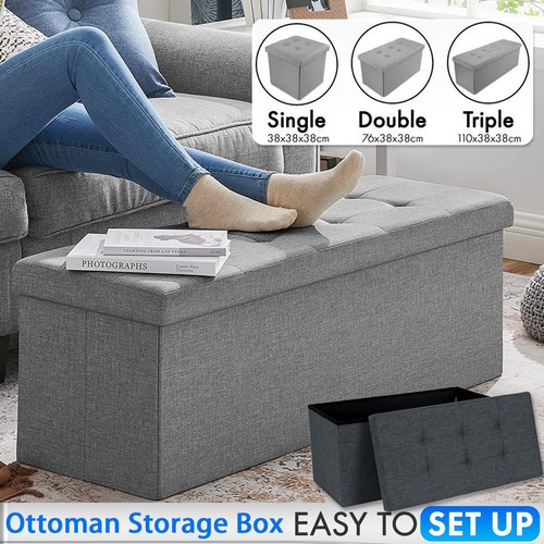 Large ottoman storage seat - ottoman,