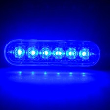 6LED Car Strobe Warning Light Flashing Emergency Light for 12V Truck Beacon Lamp