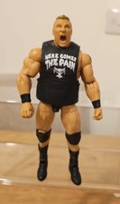 WWE Brock Lesnar Wrestling Figure-Elite Wrestlemania 32 Series-Mattel-VGC