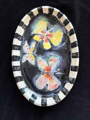 Handmade ceramic serving - ceramic,