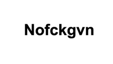 Nofckgvn sticker/decal VAN