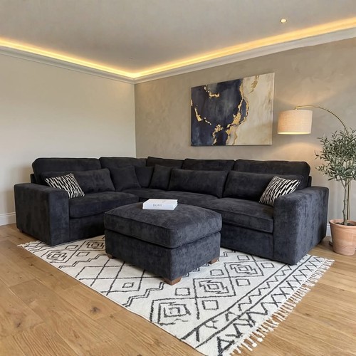 Luxury ruby corner sofa full - ruby,