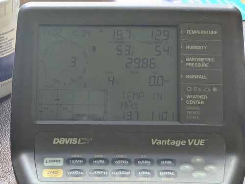 Davis vantage vue weather - davis,