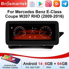 12.3" Android Car Stereo CarPlay Mercedes-Benz E Class Coupe W207 C207 Head Unit