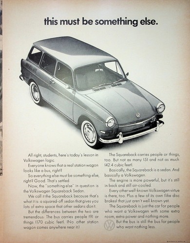 Original 1965 print volks - original, ad: