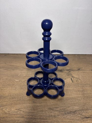Vintage cast iron egg - egg, stand